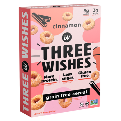 Three Wishes - 'Cinnamon' Grain Free Cereal (8.4OZ) by The Epicurean Trader