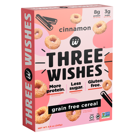 Three Wishes - 'Cinnamon' Grain Free Cereal (8.4OZ) by The Epicurean Trader