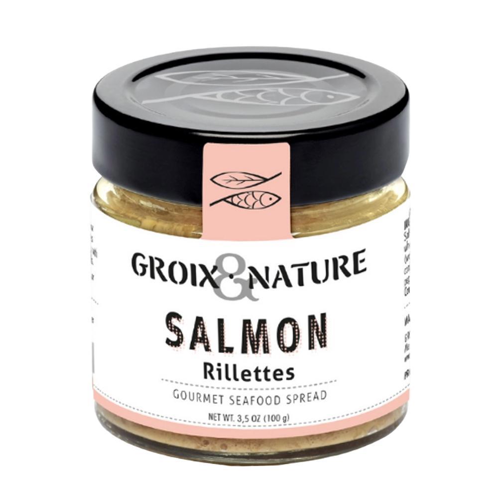 Groix & Nature - 'Salmon Rillettes' Gourmet Seafood Spread (3.5OZ) by The Epicurean Trader