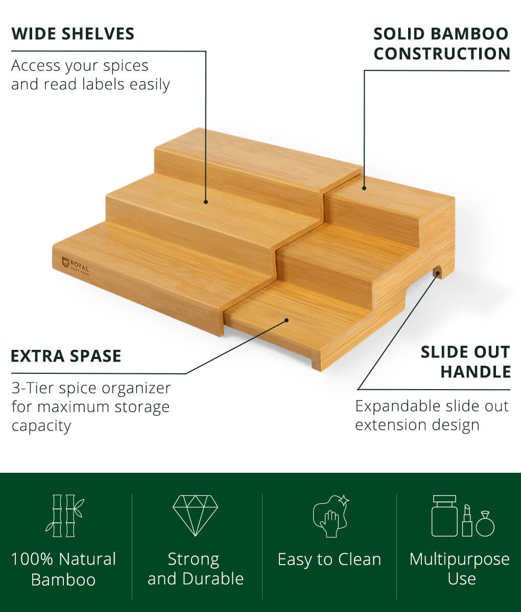 Pantry Spice Organizer by Royal Craft Wood