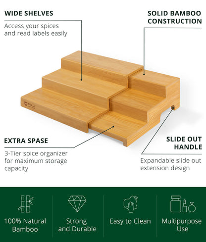 Pantry Spice Organizer by Royal Craft Wood