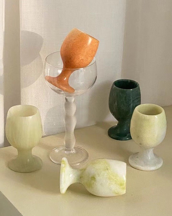 4 - Pack Retro Style Jade Shooter Set ( $13.7 Each ) by INSPECIAL HOME