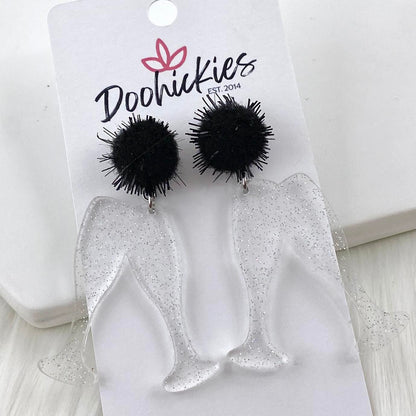 2" Cheers to the New year Acrylic Earrings by Doohickies Wholesale