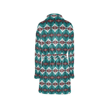 Teal Aztec Women's Western Bath Robe by Baha Ranch Western Wear