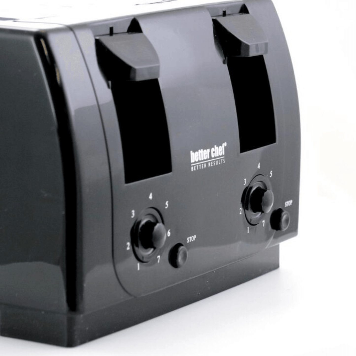 Better Chef Wide Slot 4-Slice Dual Control Toaster by Jupiter Gear Home