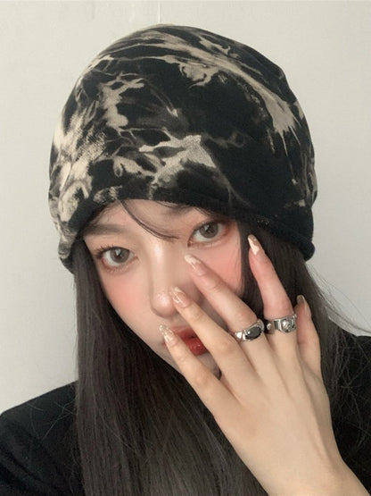 Normcore Keep Warm Tie-Dyed Hats&Caps by migunica