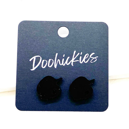 13mm Custom Ball Helmet Studs -Sports Earrings by Doohickies Wholesale