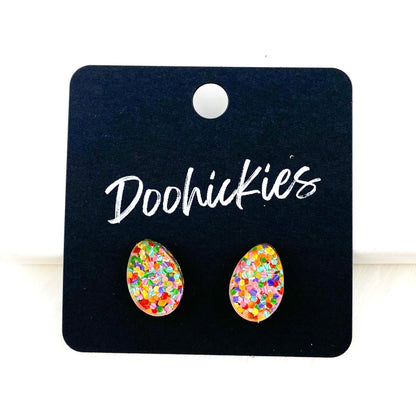 13mm Easter Eggs -Easter Earrings by Doohickies Wholesale