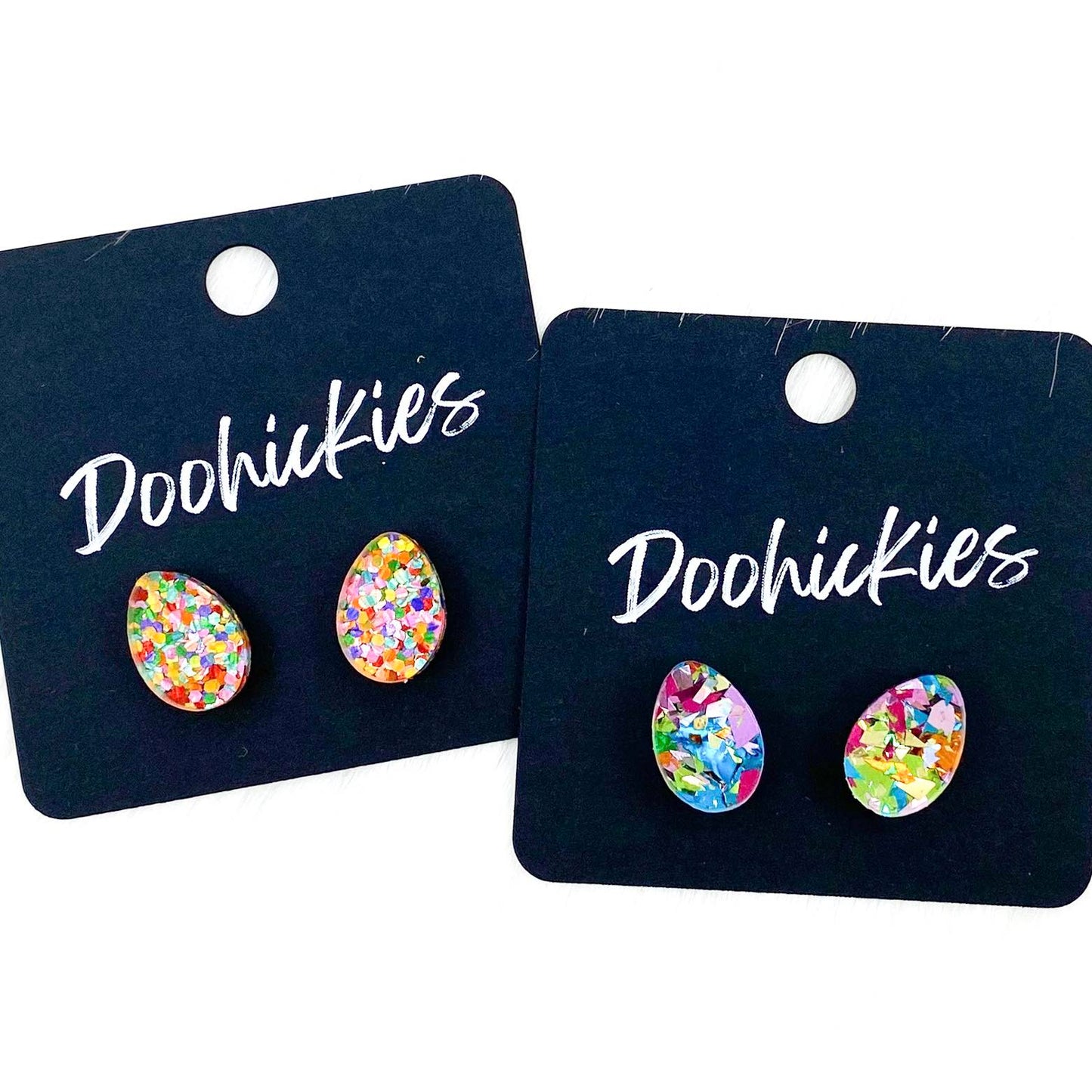 13mm Easter Eggs -Easter Earrings by Doohickies Wholesale