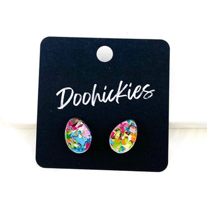 13mm Easter Eggs -Easter Earrings by Doohickies Wholesale