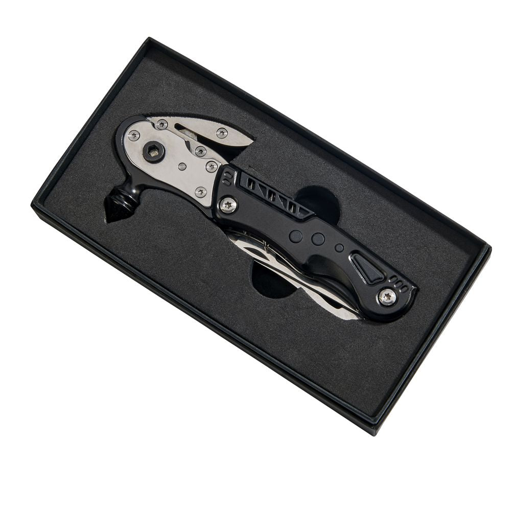 Black Glass Breaker With Multi Tools, 6" L by Creative Gifts