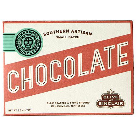 Olive & Sinclair - Cinnamon Chili Mexican-Style Chocolate Bar (2.5OZ) by The Epicurean Trader