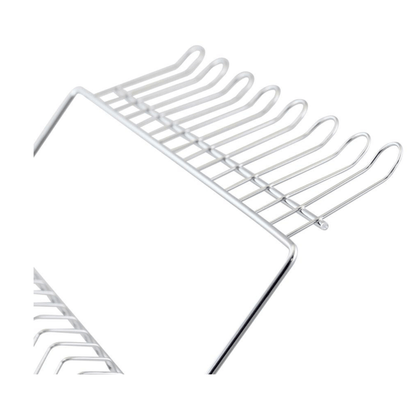 Better Chef 22" 2-Tier Chrome Deluxe Dish Rack by Jupiter Gear Home