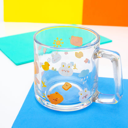 Modern Printed Glass Mugs by Izhar Studio- CA