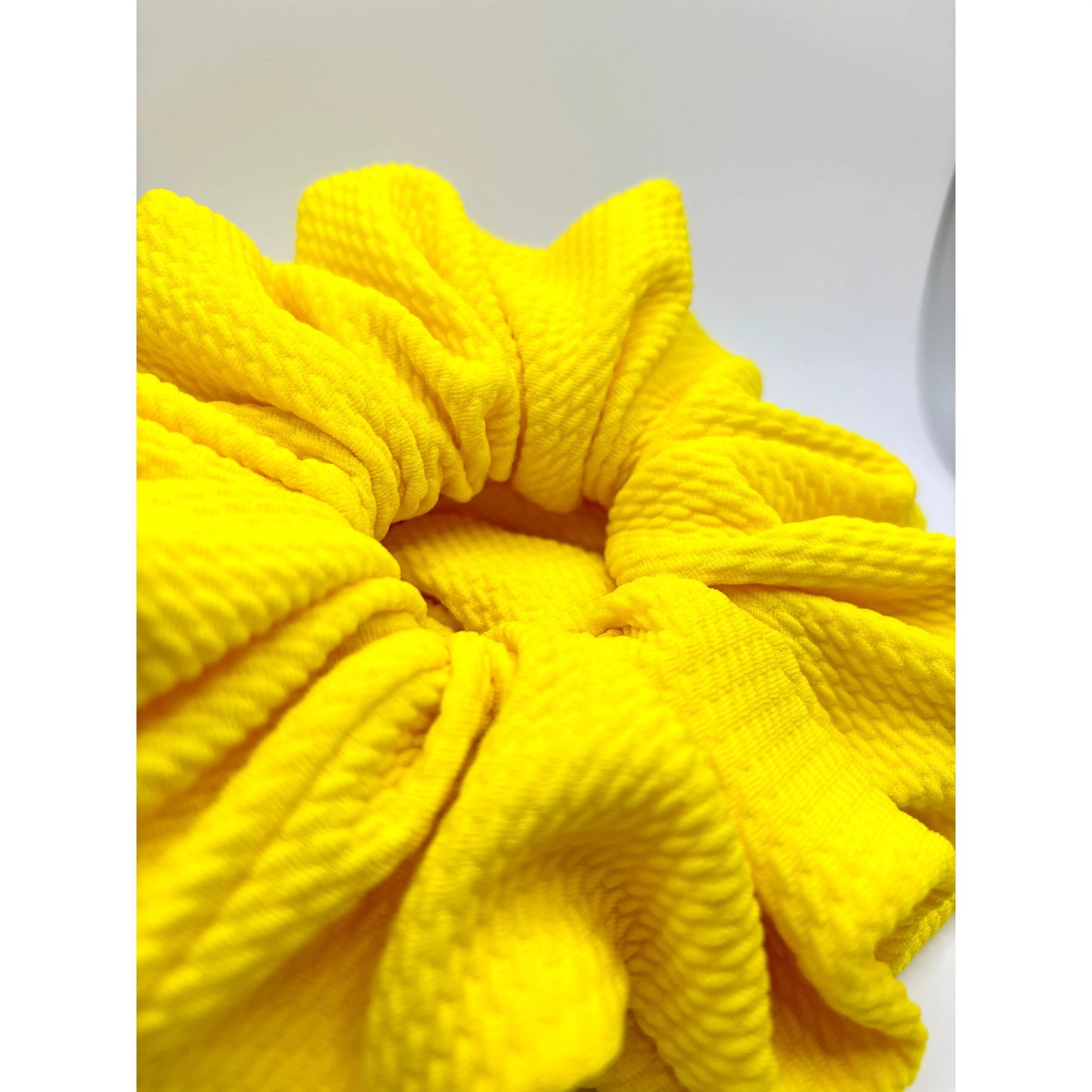 Yellow Bullet Scrunchie by Enchanted Scrunch