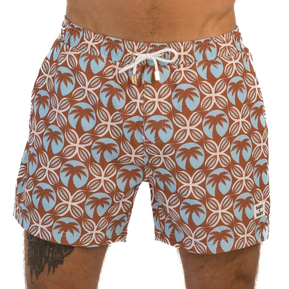 Palm Paradise Shorts / Brown by East x East