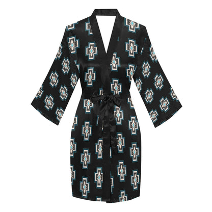 Southwestern Cross Women's Lounge Kimono Robe by Baha Ranch Western Wear