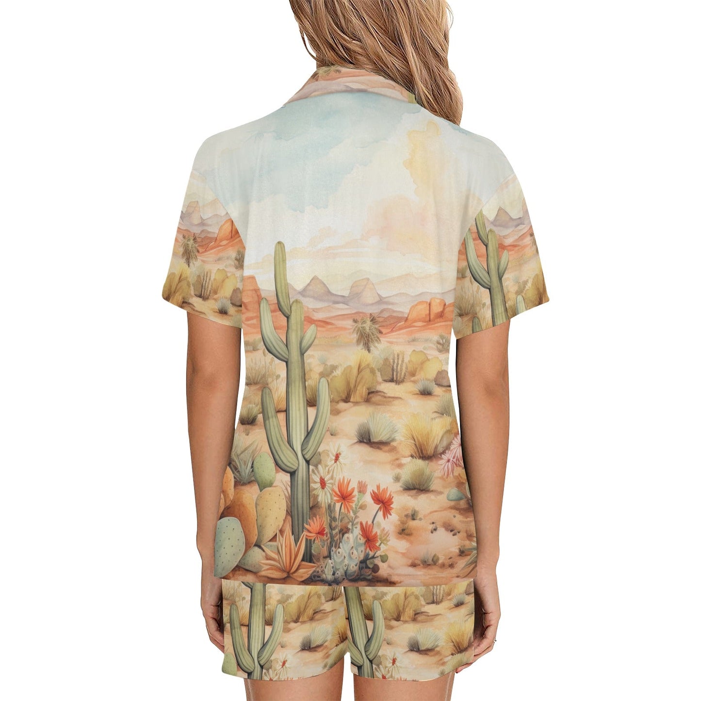 Watercolor Desert Women's Western Pajama Set by Baha Ranch Western Wear