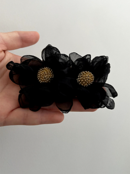 Vintage Flower Shape Beads Earrings Accessories by migunica