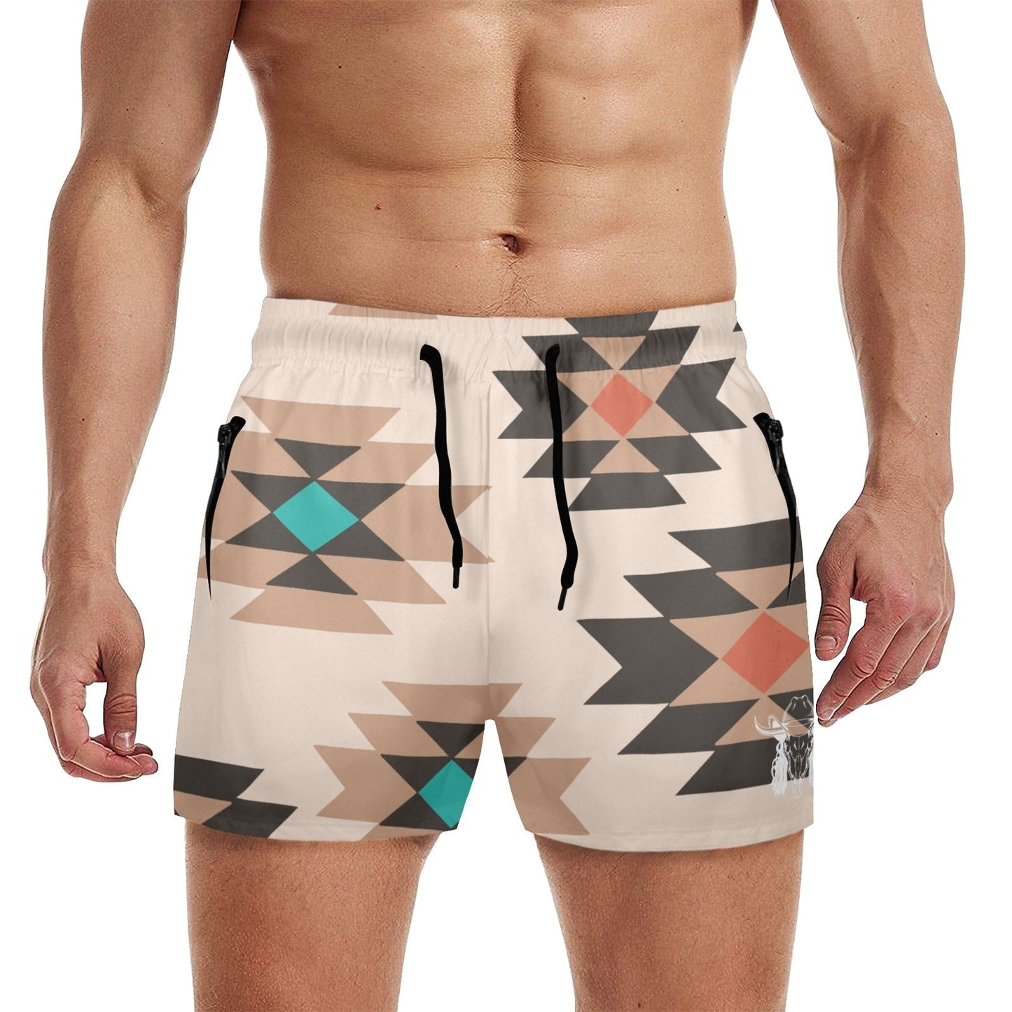 Mullet Cowboy Sedona Aztec Beach Shorts by Baha Ranch Western Wear