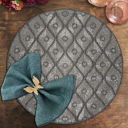 The Alvina Beaded Placemats by Decozen