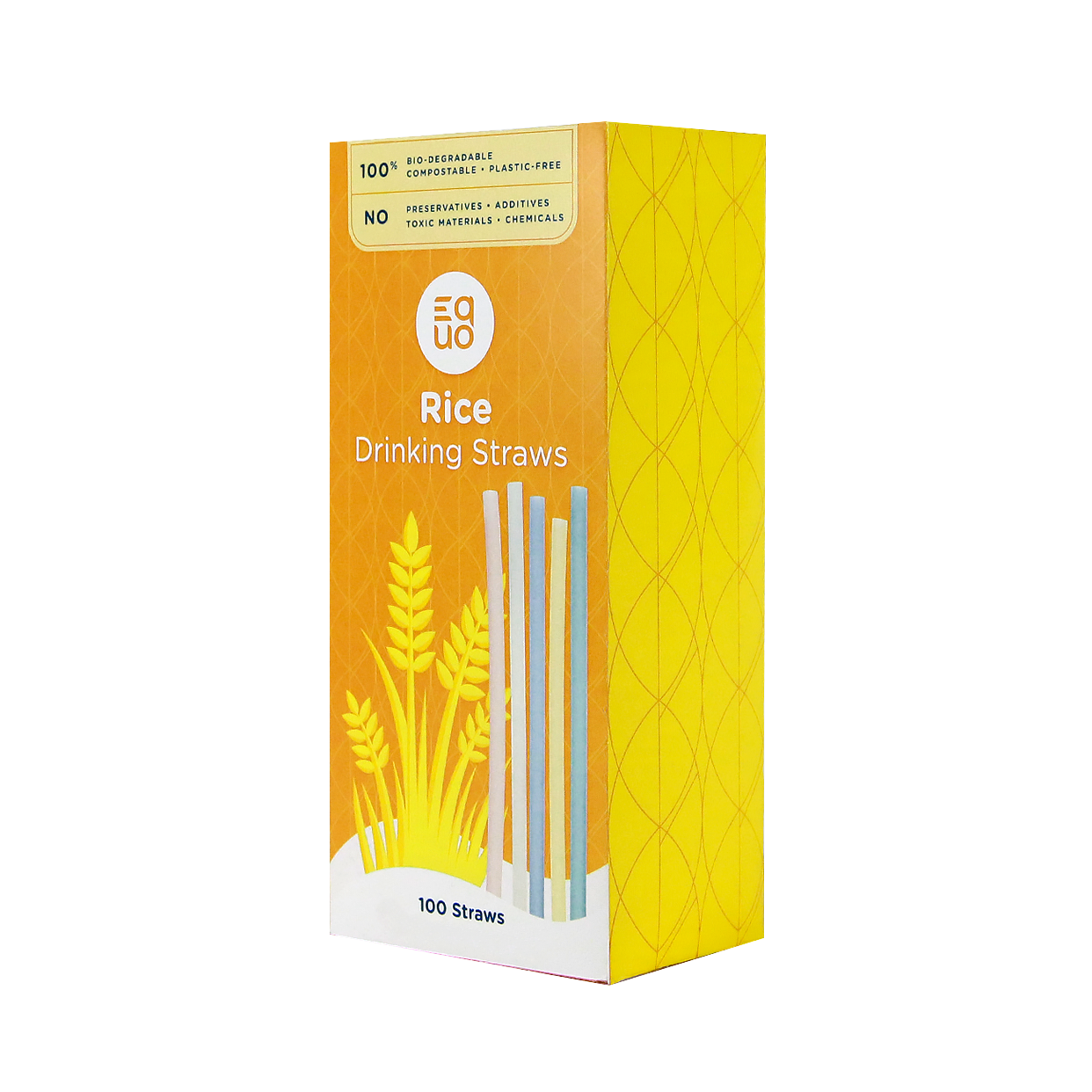 Rice Drinking Straws by EQUO