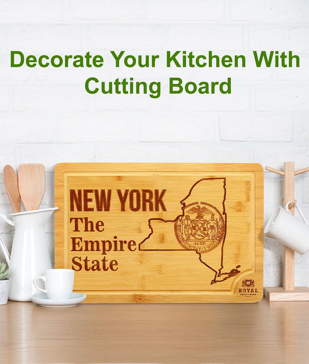 New York Cutting Board, 15x10" by Royal Craft Wood