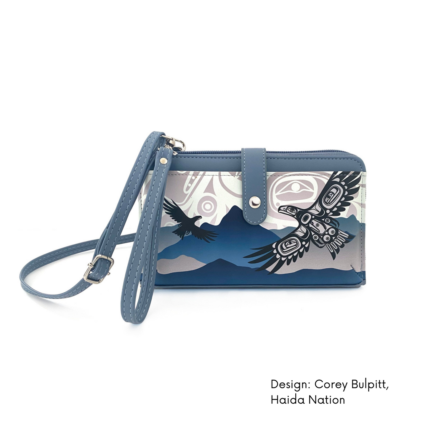 Smartphone Crossbody Bag w/Contemporary Indigenous Design by Made By Humans