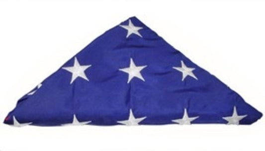 Pre-Folded American Flags for Flag Display Cases by The Military Gift Store