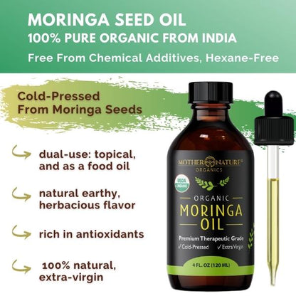 Moringa Oil by Mother Nature Organics