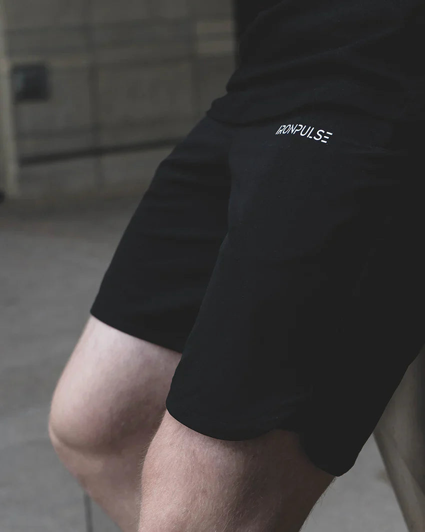 Iron Pulse Men's Black Identity Shorts *Final Sale* by Colorado Threads Clothing