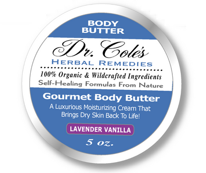 #14 - Two Gourmet Body Butters: Unscented and Lavender Vanilla by COLEHERBALS LLC