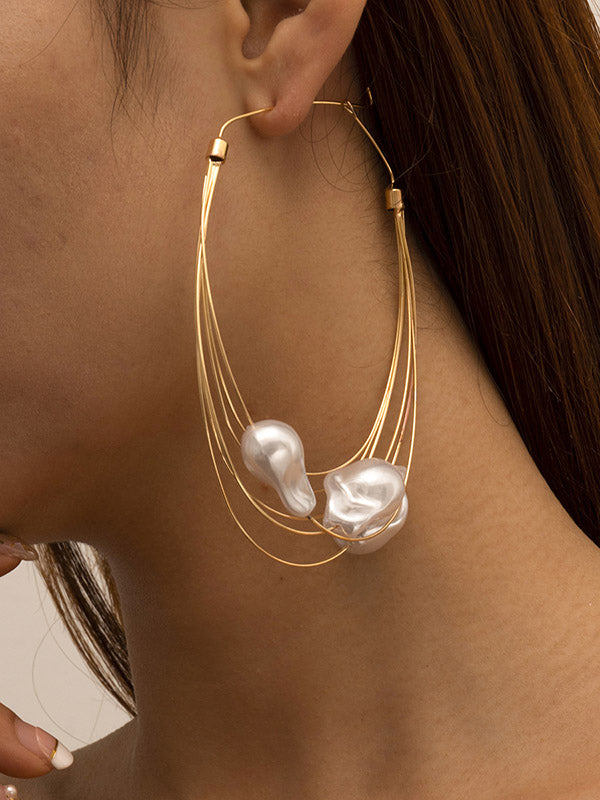 Normcore Tasseled Pearl Ear-Ring by migunica