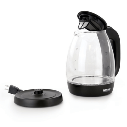 Better Chef 7-Cup Cordless Borosilicate Glass Electric Kettle with LED Light by Jupiter Gear Home