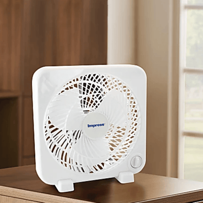 Impress 9-Inch 3-Speed Box Fan by Jupiter Gear Home