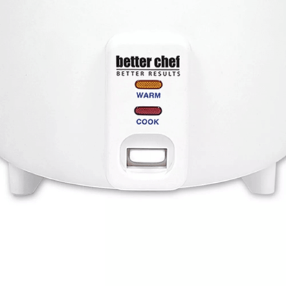 Better Chef 5-Cup - 10-Cup Cooked - Rice Cooker with Steamer and Non-Stick Pot by Jupiter Gear Home