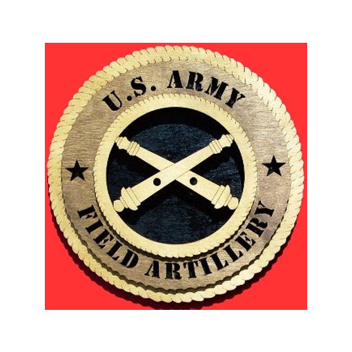 Field artillery Wall Tributes - 12". by The Military Gift Store