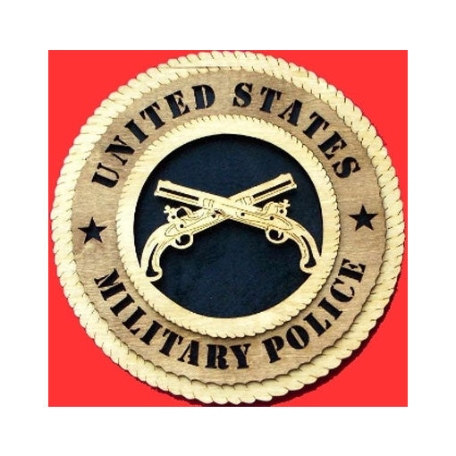 Military Police Wall Tributes - 9". by The Military Gift Store