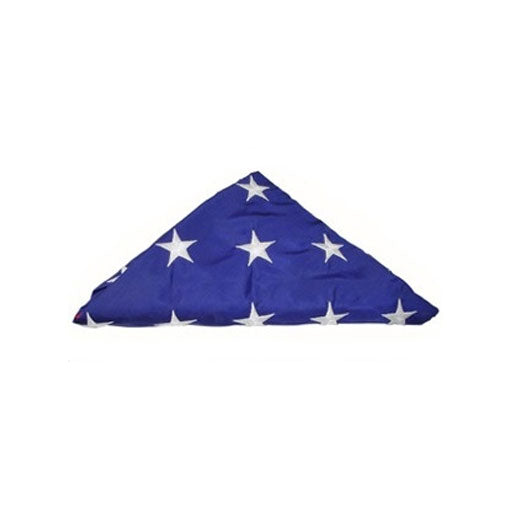 Pre-Folded American Flags for Flag Display Cases - Fit 5'x9.5' American Burial Flag. by The Military Gift Store