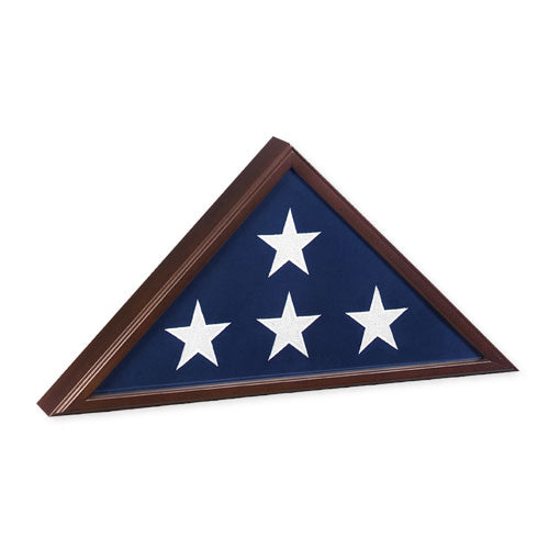 Veteran Flag Case - Cherry - Fit for 5' x 9.5' Flag. by The Military Gift Store