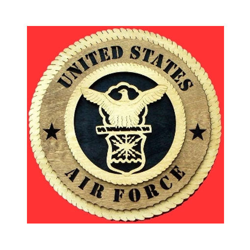 Air Force wall tribute, Laser Wall Tributes - 9". by The Military Gift Store