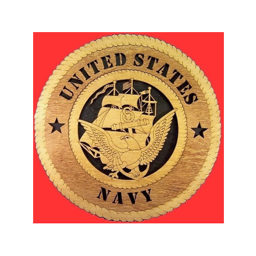 Navy wall tribute, Laser Wall Tributes - 9". by The Military Gift Store