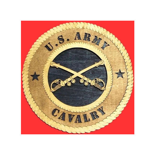 Cavalry Wall Tributes, Army Cavalry Wall Tributes - 9". by The Military Gift Store