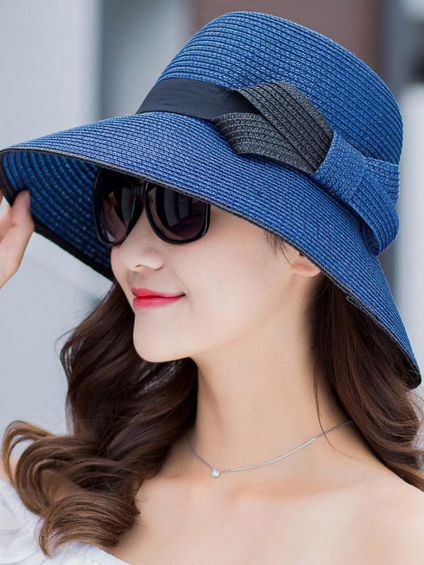 Original Bow Sun-Protection Dome Hat by migunica