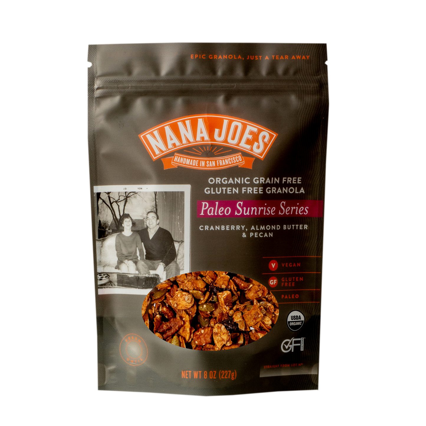 Nana Joes - 'Paleo Sunrise Series' Organic Granola Blend w/ Cranberry (8OZ) by The Epicurean Trader