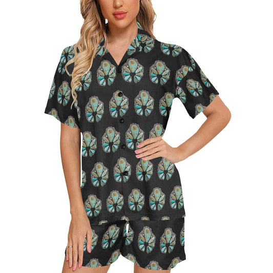 Turquoise Naja Women's Pajama Set by Baha Ranch Western Wear