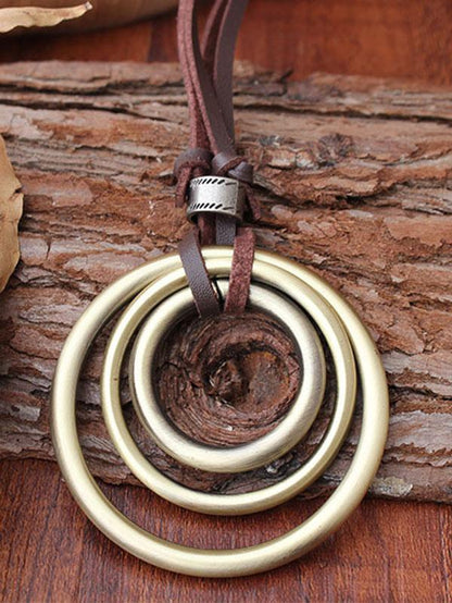 Retro Rings Necklace by migunica