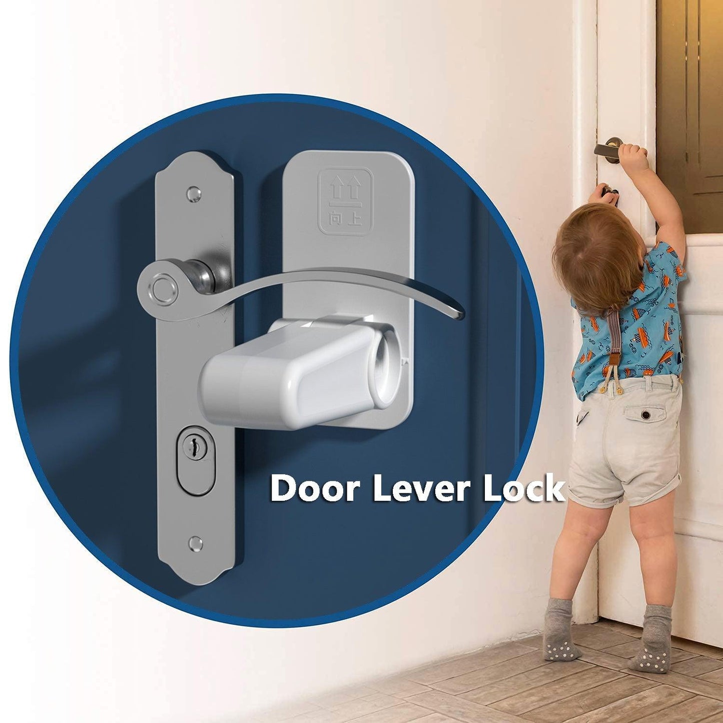 Safetyguard Door Lever Lock - Secure Haven For Your Loved Ones by Dog Hugs Cat