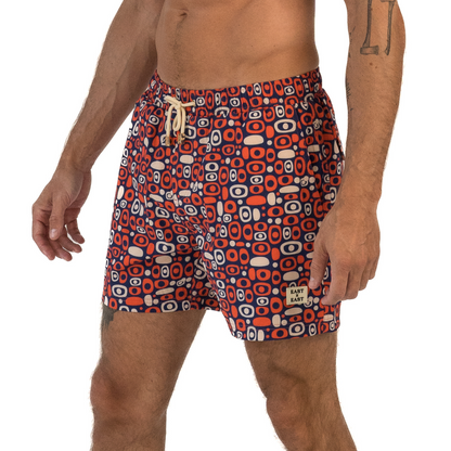 Cosmic Tropics Shorts / Red by East x East