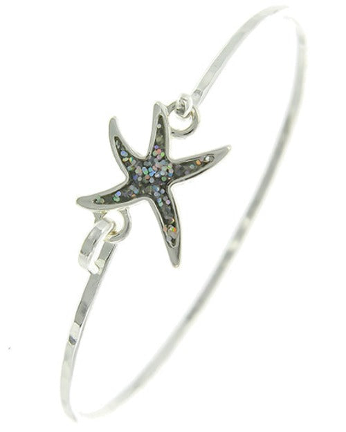 Sea Life Starfish Bangle Bracelet by Fashion Hut Jewelry